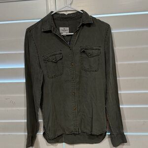 American Eagle Outfitters Olive Shirt